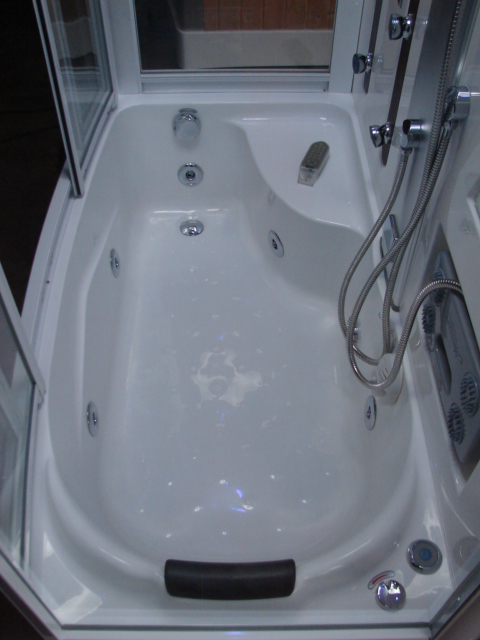 COMBINATO VASCA IDROMASSAGGIO E DOCCIA IDROMASSAGGIO CM.150X83 H.215